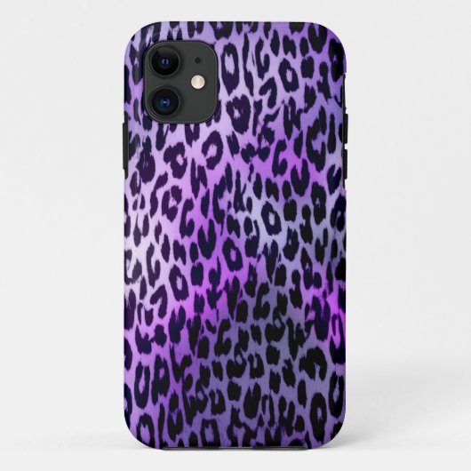 De textuur van de luipaard van de dierlijk retrore Case-Mate iPhone case (Achterkant)