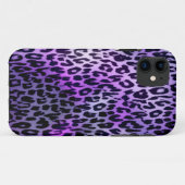 De textuur van de luipaard van de dierlijk retrore Case-Mate iPhone case (Achterkant (horizontaal))