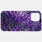 De textuur van de luipaard van de dierlijk retrore Case-Mate iPhone case (Achterkant (horizontaal))