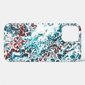 De textuur van de meetkunde herhaalt klassiek patr Case-Mate iPhone case (Achterkant (horizontaal))