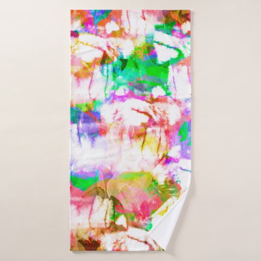 De textuur van de meetkunde herhaalt klassieke pat badhanddoek (Badhanddoek)