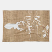 De Textuur van de overlapping Kerst van de Merry m Theedoek (Horizontaal)