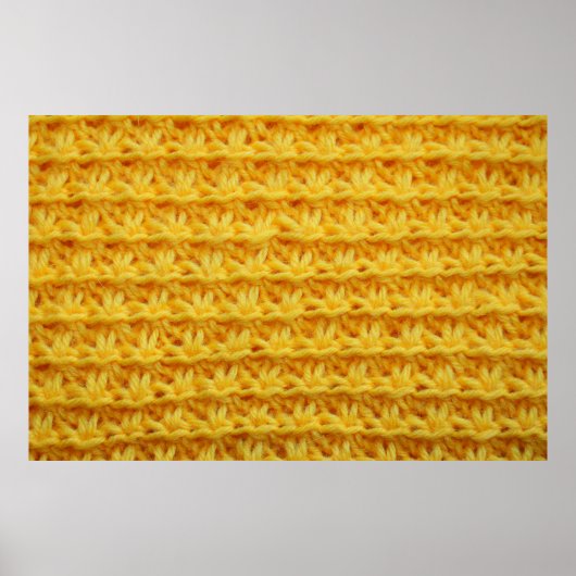 de textuur van het breiwerk met een gestreepte d poster (Voorkant)