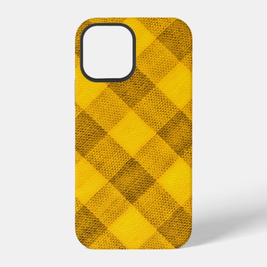 De textuur van het helder geel van het bindende gi iPhone hoesje (Achterkant)