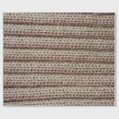 de textuur van het weefsel van gewoon breiwerk, br cadeaupapier (Vlak)