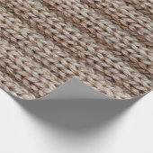 de textuur van het weefsel van gewoon breiwerk, br cadeaupapier (Hoek)