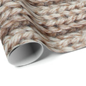 de textuur van het weefsel van gewoon breiwerk, br cadeaupapier (Rol Hoek)