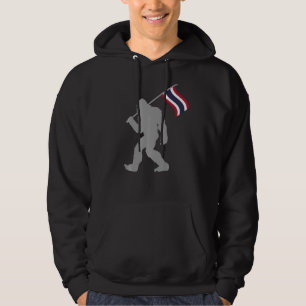 de Thaise of Thaise vlag op de vlag van Thailand Hoodie