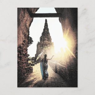 De Thaise tempel 1003 Briefkaart