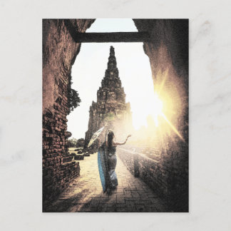 De Thaise tempel 1003 Briefkaart