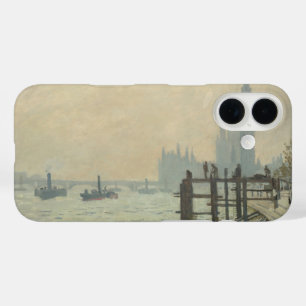 De Thames onder Westminster van Claude Monet iPhone 16 Hoesje