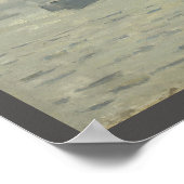 De Thames onder Westminster van Claude Monet Poster (Hoek)