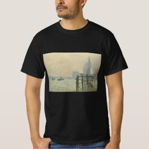 De Thames onder Westminster van Claude Monet T-shirt