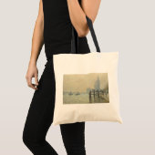 De Thames onder Westminster van Claude Monet Tote Bag (Voorkant (product))