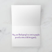 De Thanksgiving Harvest Truck Feestdagen Kaart (Binnen)