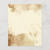 De Thanksgiving van de begroting diner Uitnodiging Flyer (Achterkant)