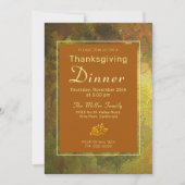 De Thanksgiving van de Kleuren van de val Binnenno Kaart (Voorkant)