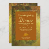 De Thanksgiving van de Kleuren van de val Binnenno Kaart (Voorkant / Achterkant)