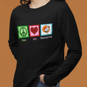 De Thanksgiving van de Liefde van de vrede T-shirt