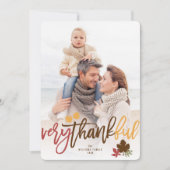 De Thanksgiving van de Vlekken van de Vlekken bors Feestdagenkaart (Voorkant)