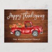 De Thanksgiving van de Vrachtwagen van het Manuscr Briefkaart (Voorkant)