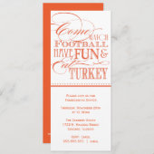 De Thanksgiving van het manuscript Ingang Uitnodig Kaart (Voorkant / Achterkant)