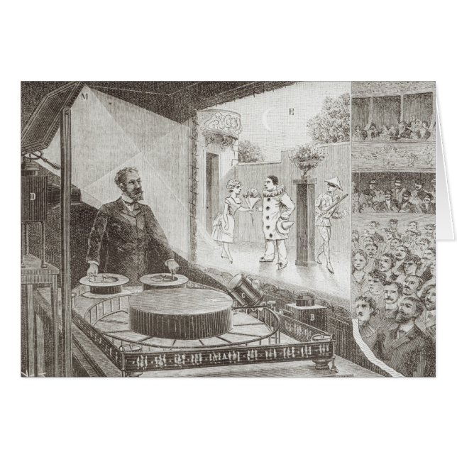 De 'Theater Optique' en de uitvinder ervan (Voorkant Horizontaal)