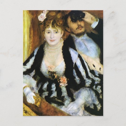 De theaterdoos van Renoir Briefkaart (Voorkant)