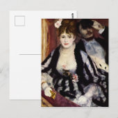 De theaterdoos van Renoir Impressionist Painting Briefkaart (Voorkant / Achterkant)
