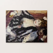 De theaterdoos van Renoir Impressionist Painting Legpuzzel (Horizontaal)