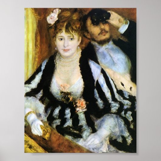 De theaterdoos van Renoir Poster (Voorkant)