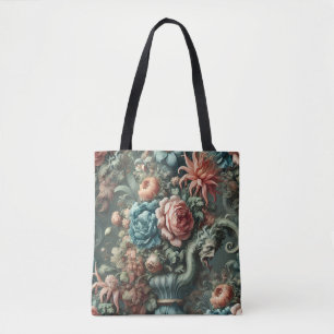 De theatrale kunst van de dorst - Gothic Floral De Tote Bag