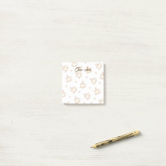 De Thee Docent Post-it® Notes (Op bureau)
