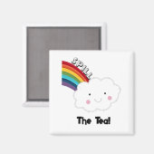 De thee morsen magneet (Voorkant / Achterkant)