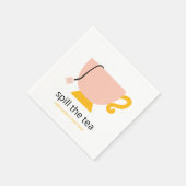 De thee morsen servet (Hoek)