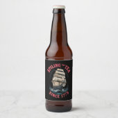 De thee morsen sinds 1773 4 juli bier etiket (Voorkant)