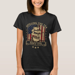 De thee morsen sinds 1773 American History Quote T-shirt