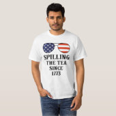 De thee morsen sinds 1773 t-shirt (Voorkant volledig)
