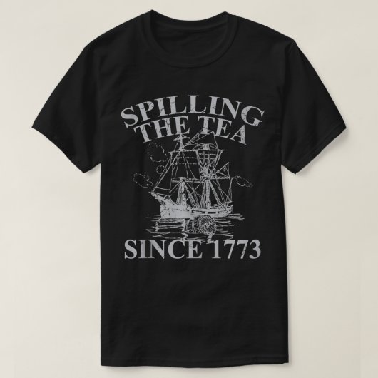 De thee morsen sinds 1773 TShirt Funny Gift Tank (Design voorkant)