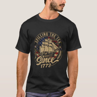 De thee morsen sinds 1773 US History Teacher 4th T-shirt