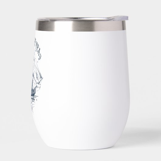 De thee morsen sinds 1773 | Zeilboot (Links)