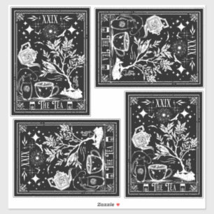 De Thee Tarot Kaarten Sticker