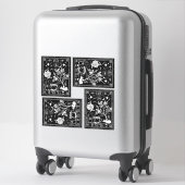 De Thee Tarot Kaarten Sticker (Koffer)