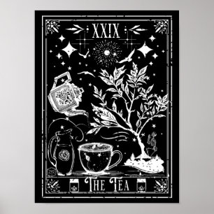 De Thee Tarotkaart Poster