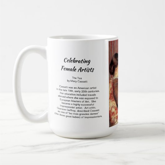 De thee van Mary Cassatt Mok (Links)