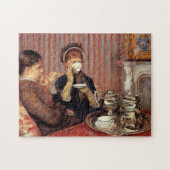 De thee van Mary Cassatt Puzzle Legpuzzel (Horizontaal)