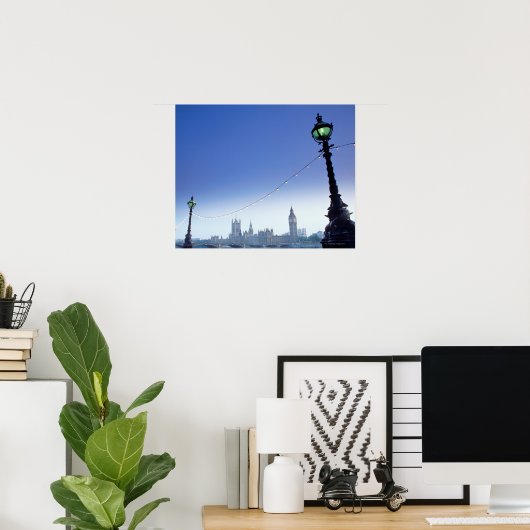 De Theems in Dusk Poster (Thuiskantoor)