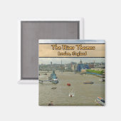 De Theems Londen Engeland Magneet (Voorkant / Achterkant)