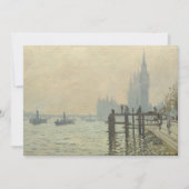 De Theems onder Westminster door Claude Monet (Voorkant)