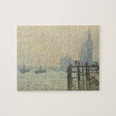 De Theems onder Westminster door Claude Monet Legpuzzel (Horizontaal)